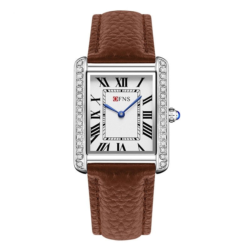 Retro Diamond Inlaid High - end Women's Quartz Watch Couple - The Savvy ShopperThe Savvy ShopperDropshipmanRetro Diamond Inlaid High - end Women's Quartz Watch Couple
