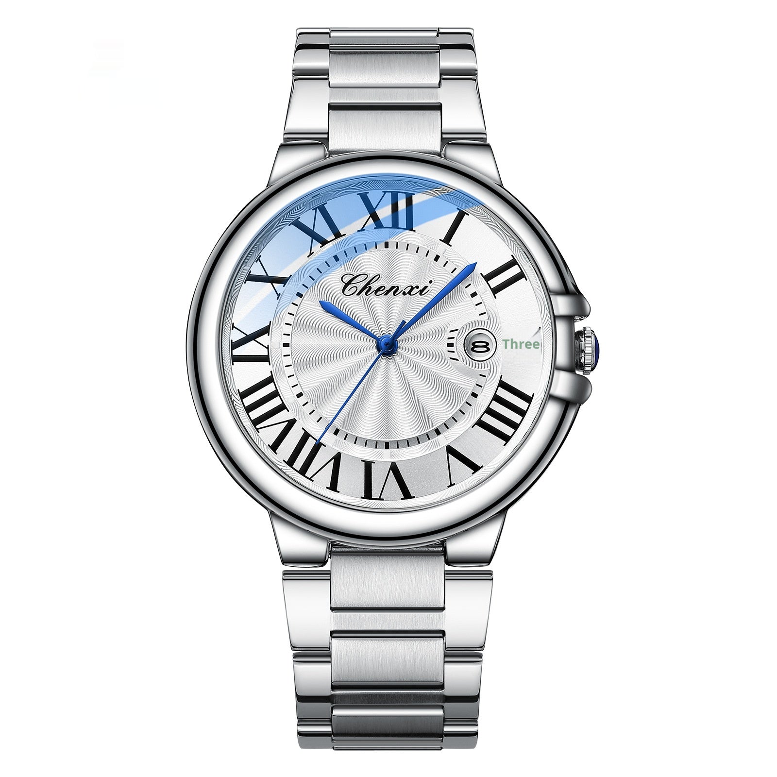 Roman Couple Watches Calendar Steel Belt Waterproof Luminous Classic - The Savvy ShopperThe Savvy ShopperDropshipmanRoman Couple Watches Calendar Steel Belt Waterproof Luminous Classic