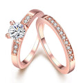 Rose gold ring with diamonds - The Savvy ShopperThe Savvy ShopperDropshipmanRose gold ring with diamonds