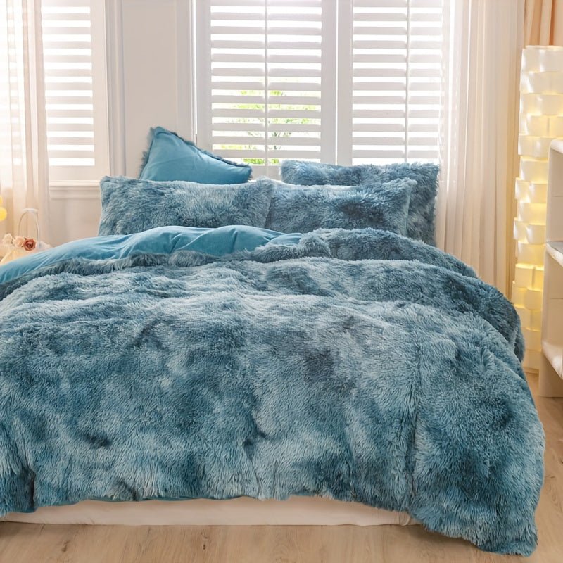 [Tie Dye Duvet Set] 3pcs Y2K Tie Dye Plush Duvet Cover Set - Soft & Warm Bedding Set - 1 Duvet Cover + 2 Pillowcase - The Savvy ShopperThe Savvy ShopperThe Savvy Shopper[Tie Dye Duvet Set] 3pcs Y2K Tie Dye Plush Duvet Cover Set - Soft & Warm Bedding Set - 1 Duvet Cover + 2 Pillowcase