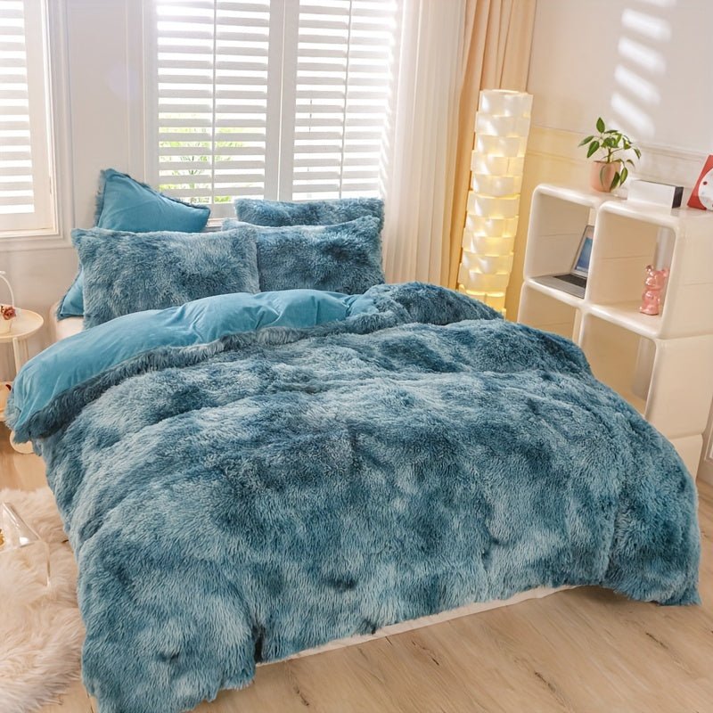 [Tie Dye Duvet Set] 3pcs Y2K Tie Dye Plush Duvet Cover Set - Soft & Warm Bedding Set - 1 Duvet Cover + 2 Pillowcase - The Savvy ShopperThe Savvy ShopperThe Savvy Shopper[Tie Dye Duvet Set] 3pcs Y2K Tie Dye Plush Duvet Cover Set - Soft & Warm Bedding Set - 1 Duvet Cover + 2 Pillowcase
