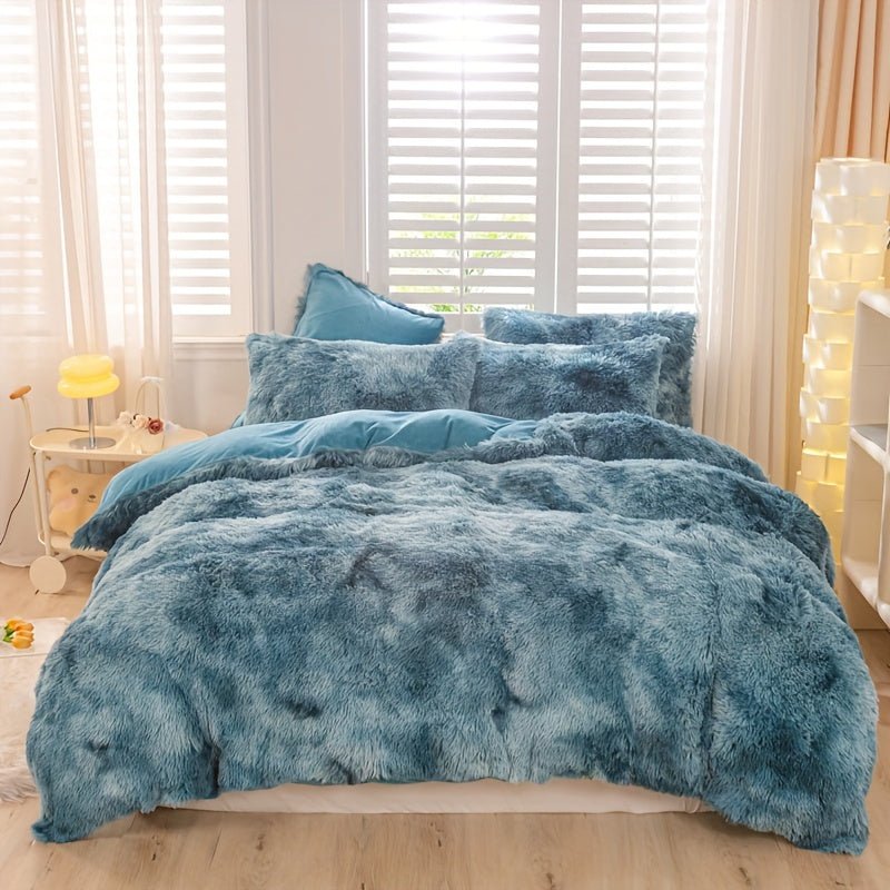 [Tie Dye Duvet Set] 3pcs Y2K Tie Dye Plush Duvet Cover Set - Soft & Warm Bedding Set - 1 Duvet Cover + 2 Pillowcase - The Savvy ShopperThe Savvy ShopperThe Savvy Shopper[Tie Dye Duvet Set] 3pcs Y2K Tie Dye Plush Duvet Cover Set - Soft & Warm Bedding Set - 1 Duvet Cover + 2 Pillowcase