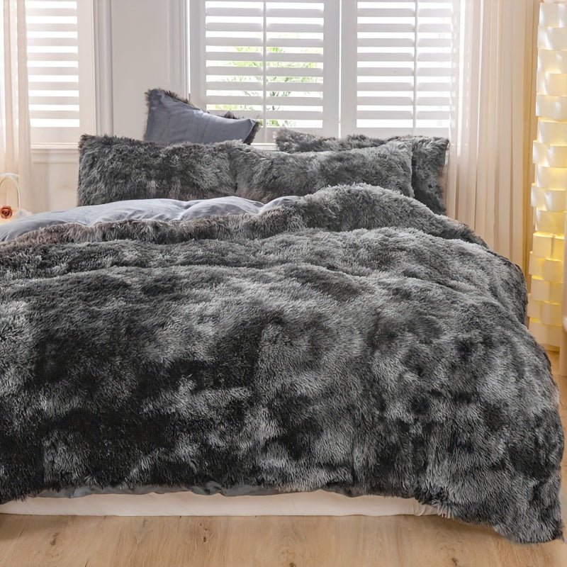 [Tie Dye Duvet Set] 3pcs Y2K Tie Dye Plush Duvet Cover Set - Soft & Warm Bedding Set - 1 Duvet Cover + 2 Pillowcase - The Savvy ShopperThe Savvy ShopperThe Savvy Shopper[Tie Dye Duvet Set] 3pcs Y2K Tie Dye Plush Duvet Cover Set - Soft & Warm Bedding Set - 1 Duvet Cover + 2 Pillowcase