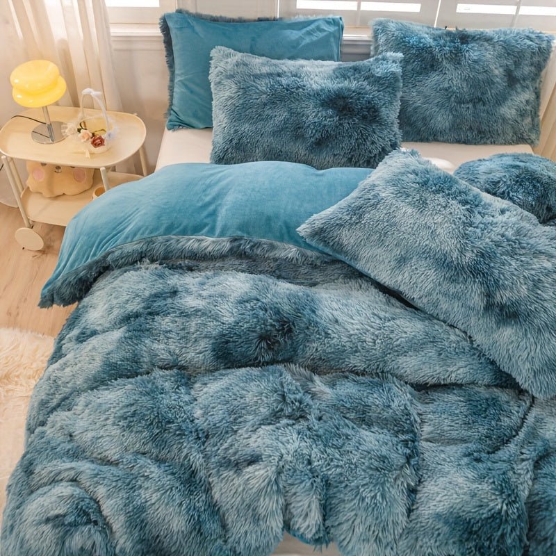 [Tie Dye Duvet Set] 3pcs Y2K Tie Dye Plush Duvet Cover Set - Soft & Warm Bedding Set - 1 Duvet Cover + 2 Pillowcase - The Savvy ShopperThe Savvy ShopperThe Savvy Shopper[Tie Dye Duvet Set] 3pcs Y2K Tie Dye Plush Duvet Cover Set - Soft & Warm Bedding Set - 1 Duvet Cover + 2 Pillowcase