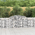 vidaXL Arched Gabion Baskets 3 pcs 118.1"x11.8"x31.5"/39.4" Galvanized Iron - The Savvy ShopperThe Savvy ShopperVidaXLHome & Garden > Lawn & Garden > Gardening > Pots & PlantersvidaXL Arched Gabion Baskets 3 pcs 118.1"x11.8"x31.5"/39.4" Galvanized Iron