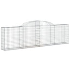 vidaXL Arched Gabion Baskets 3 pcs 118.1"x11.8"x31.5"/39.4" Galvanized Iron - The Savvy ShopperThe Savvy ShopperVidaXLHome & Garden > Lawn & Garden > Gardening > Pots & PlantersvidaXL Arched Gabion Baskets 3 pcs 118.1"x11.8"x31.5"/39.4" Galvanized Iron