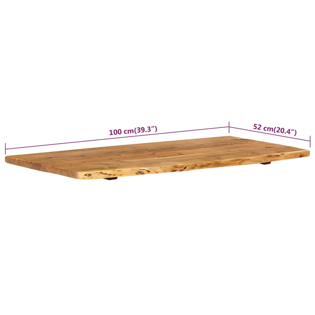 vidaXL Bath Counter Top Wooden Vanity Top with Live Edges Solid Wood Acacia - The Savvy ShopperThe Savvy ShopperVidaXLHardware > Plumbing > Plumbing Fixture Hardware & Parts > Sink AccessoriesvidaXL Bath Counter Top Wooden Vanity Top with Live Edges Solid Wood Acacia