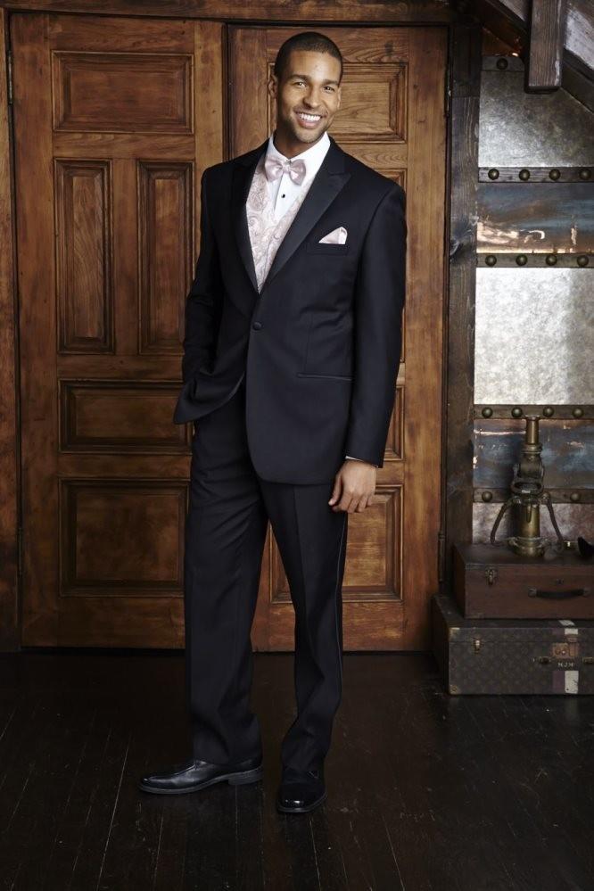 "Vienna" Black Tuxedo Jacket Peak (Separates) - The Savvy ShopperThe Savvy ShopperTux - USATuxedos"Vienna" Black Tuxedo Jacket Peak (Separates)